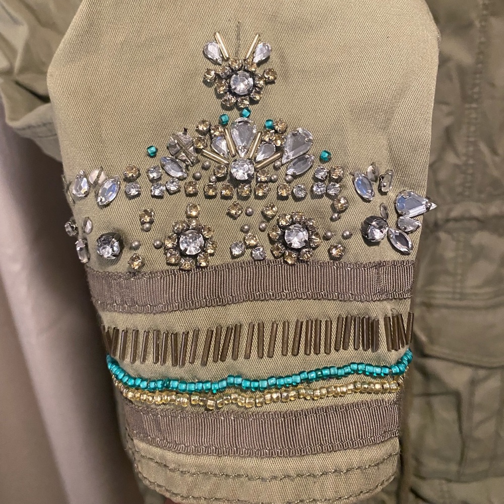 Bejeweled Hollister Jacket, so unique! ✨